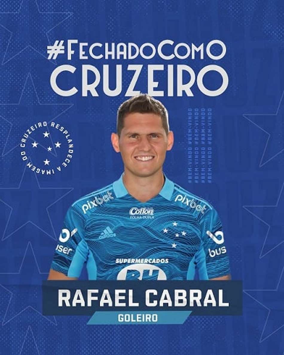 Rafael Cabral volta ao futebol brasileiro após ter trajetória na Europa
