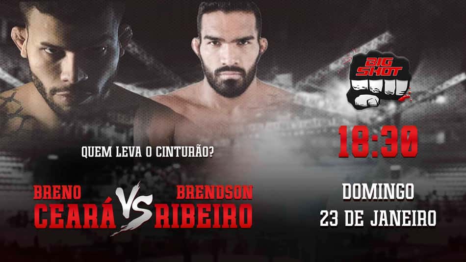 Big Shot confirma disputas de cinturões, desafio Floripa x Curitiba e presença de Charles Do Bronx's no evento