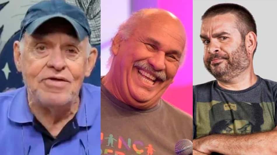 Silvio Luiz, Márcio Canuto e Bola.