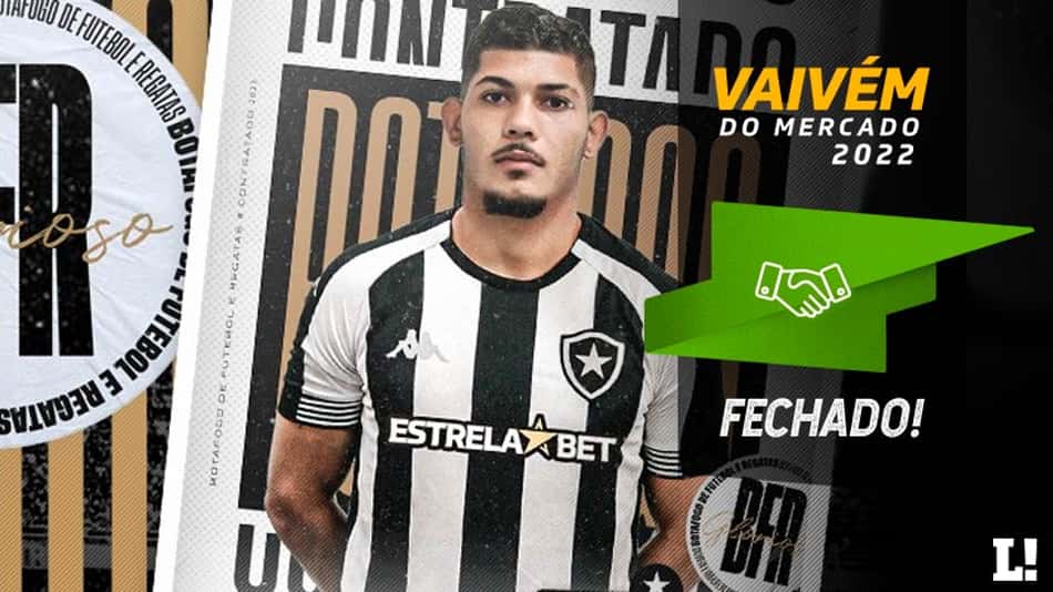 Botafogo oficializa a contratação do atacante Erison