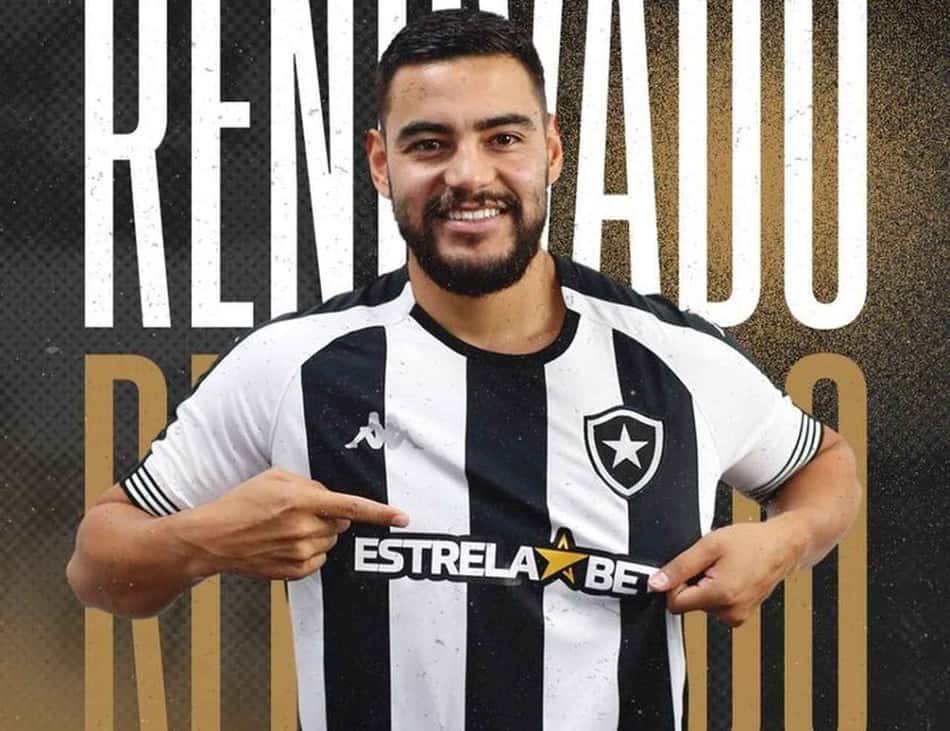 Botafogo anuncia a renovação do volante Barreto