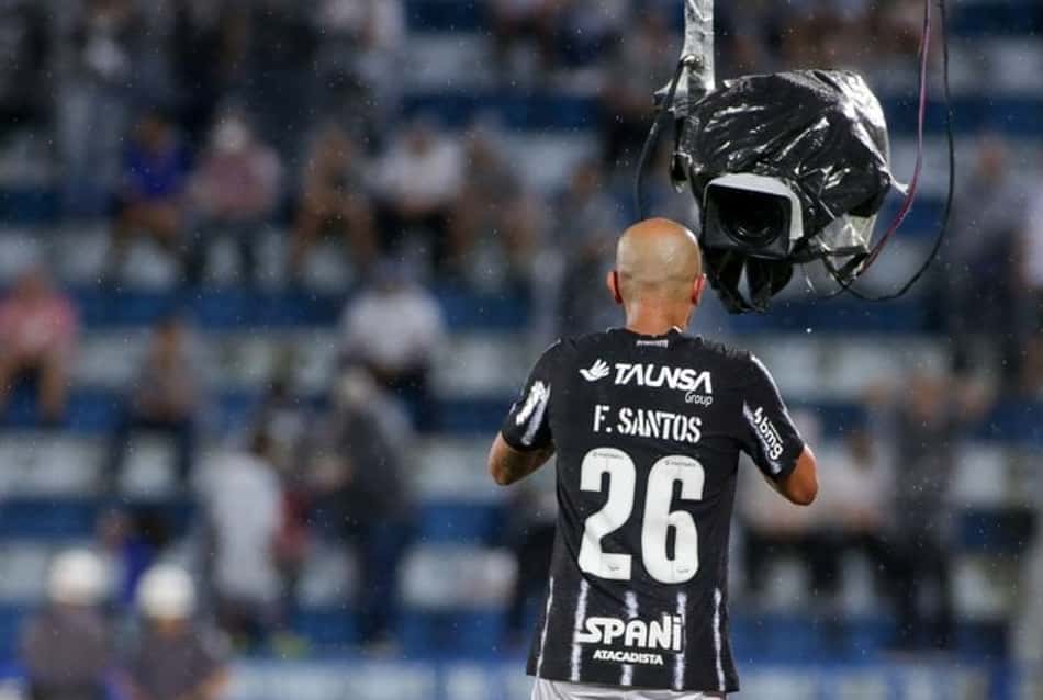 Fábio Santos - Santo André x Corinthians