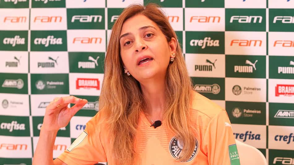 Presidente do Palmeiras, Leila Pereira detona arbitragem em reunião na CBF: 'Banalizaram o erro'