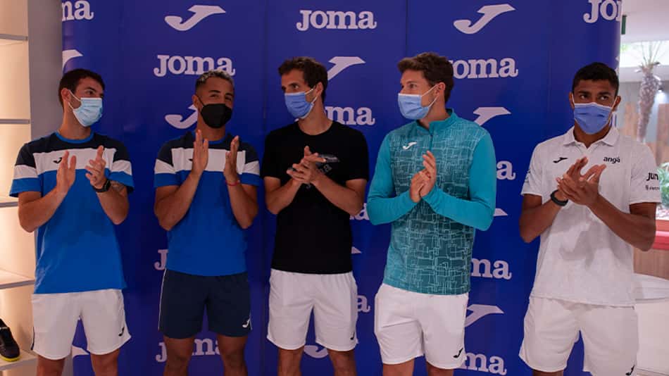 Destaques do Rio Open marcam presença em lançamento da nova linha de calçados e vestuário da Joma