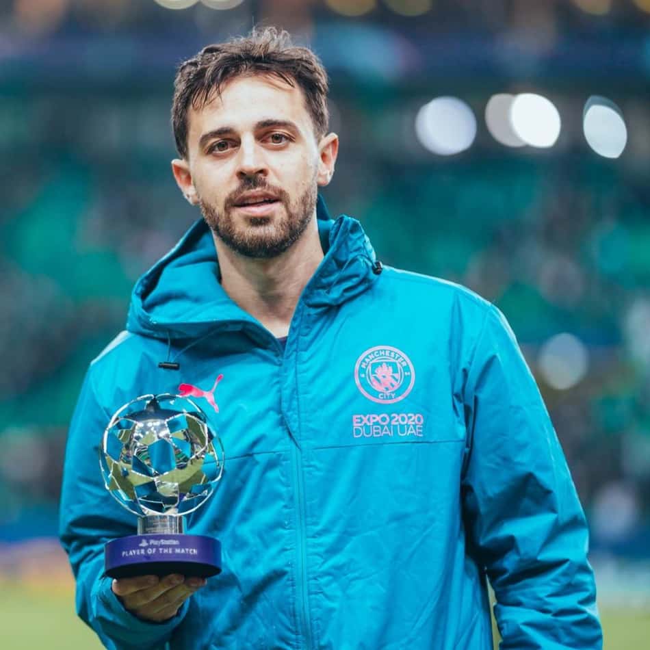 'Excelente jogo do Manchester City', diz Bernardo Silva após goleada pela Champions League