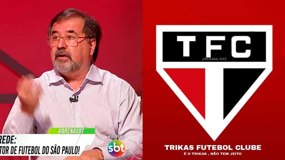 Ex-diretor do São Paulo 'perdeu a linha' com o tema: veja as zoeiras com o apelido Trikas