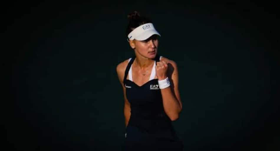 Veronika Kudermetova vibra em vitória complicada