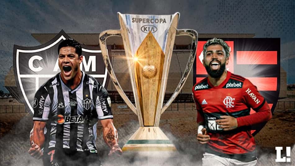 Atlético-MG x Flamengo: prováveis escalações, desfalques e onde assistir ao jogo da Supercopa