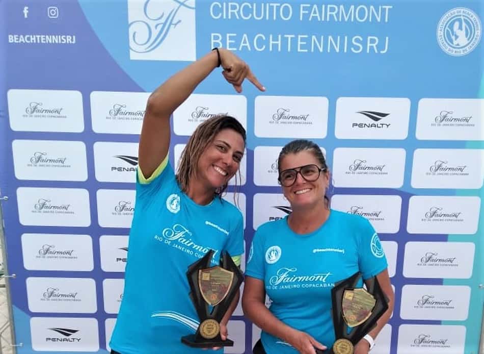 Campeões definidos na 1ª etapa do Circuito Fairmont de Beach Tennis no RJ