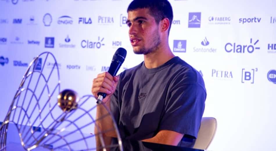Alcaraz sonha após maior conquista: 'Quero ser o Nº 1 e vencer Slams'