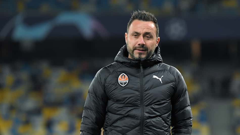 Técnico do Shakhtar Donetsk, Roberto De Zerbi diz que 'não dará as costas' para a Ucrânia