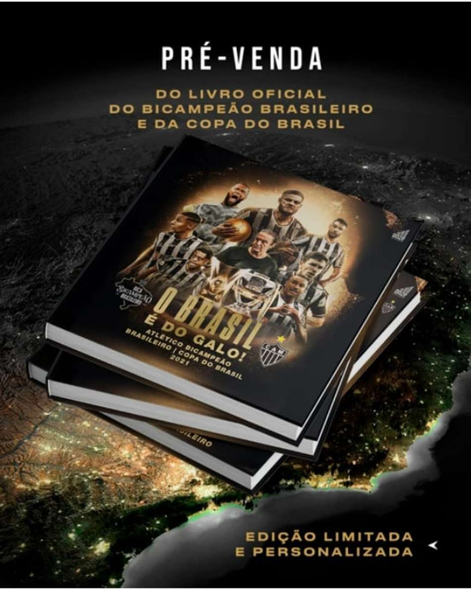 Livro oficial do Atlético sobre conquistas de 2021 tem pré-venda prorrogada