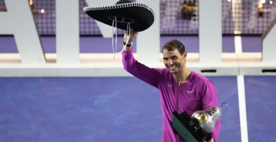 Nadal vibra com conquista em Acapulco: 'Incrível como as coisas mudam de um dia para o outro'
