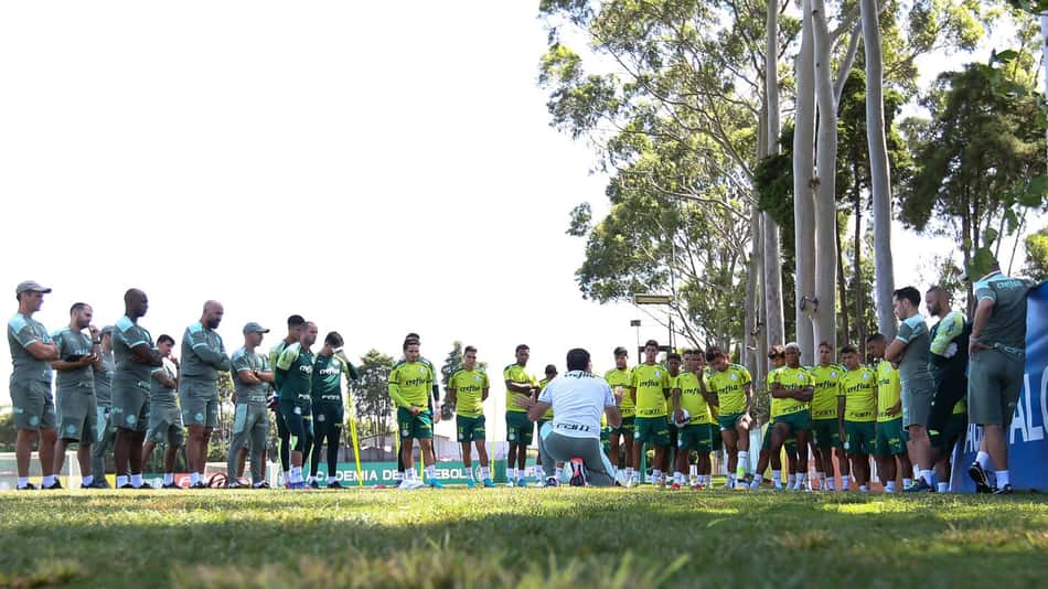 Palmeiras treino Abel Ferreira