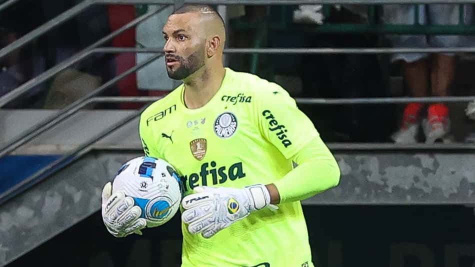Weverton durante a final da Recopa Sul-Americana