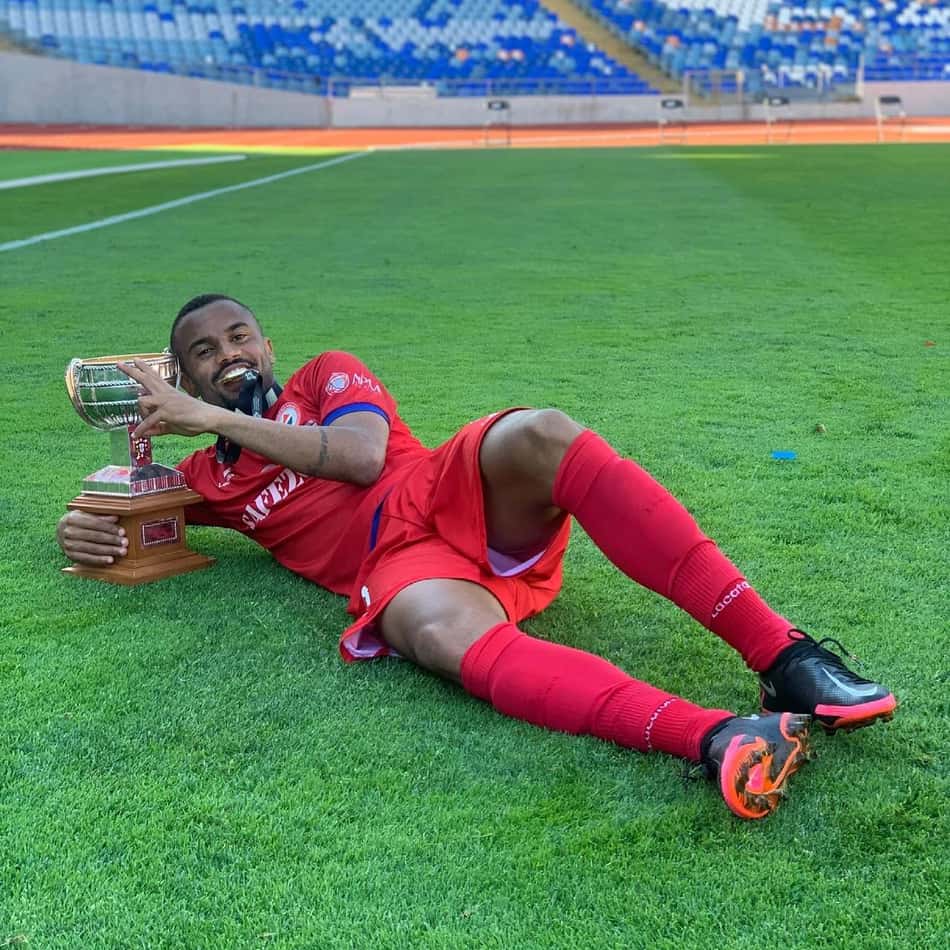 Keffel relembra gol do título pelo Trofense, clube de Portugal: 'Passou um filme na minha cabeça'