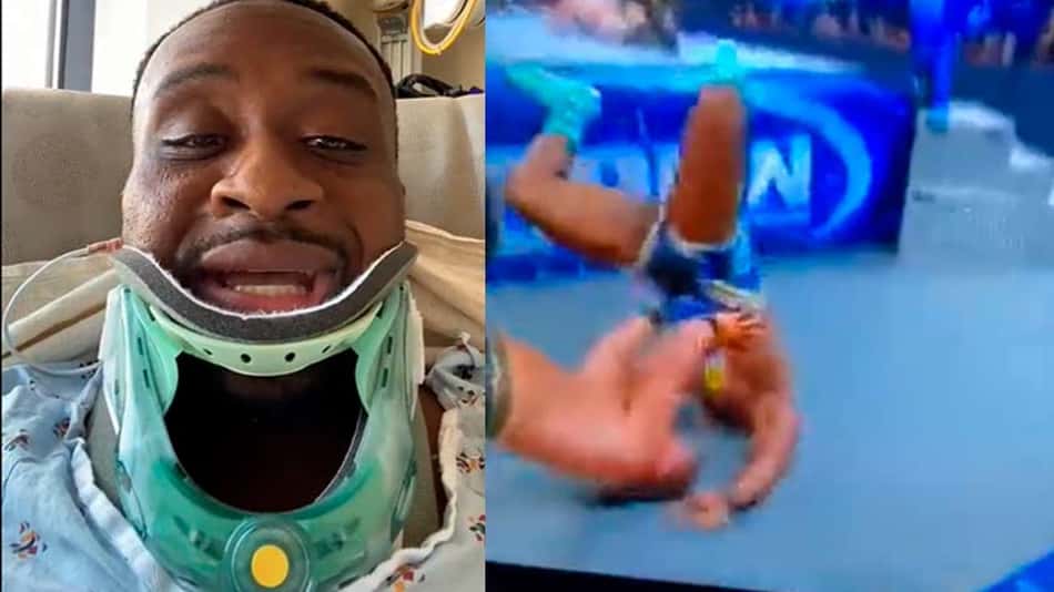 Imagens fortes: estrela da WWE quebra o pescoço ao vivo e sobrevive
