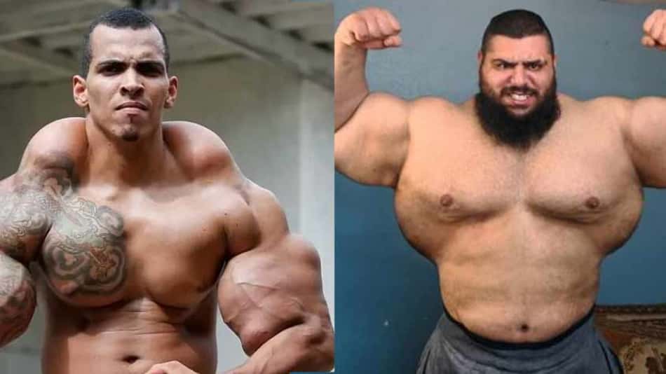 brasileiro Romário dos Santos e o lutador iraniano Sajad Gharibi.