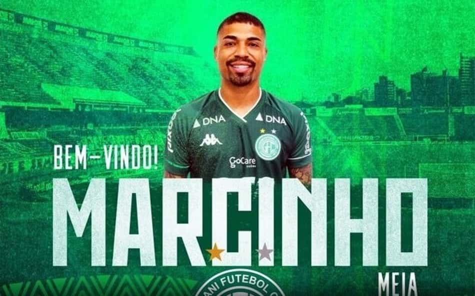 Guarani contrata o meio-campista Marcinho, ex-Cruzeiro
