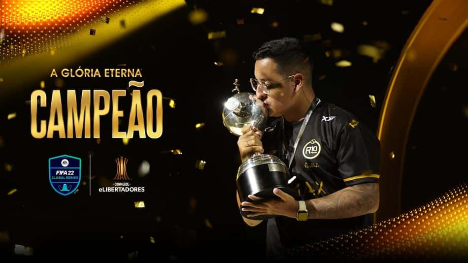 R10 Team é campeã da eLibertadores FIFA22 e festeja aniversário do bruxo