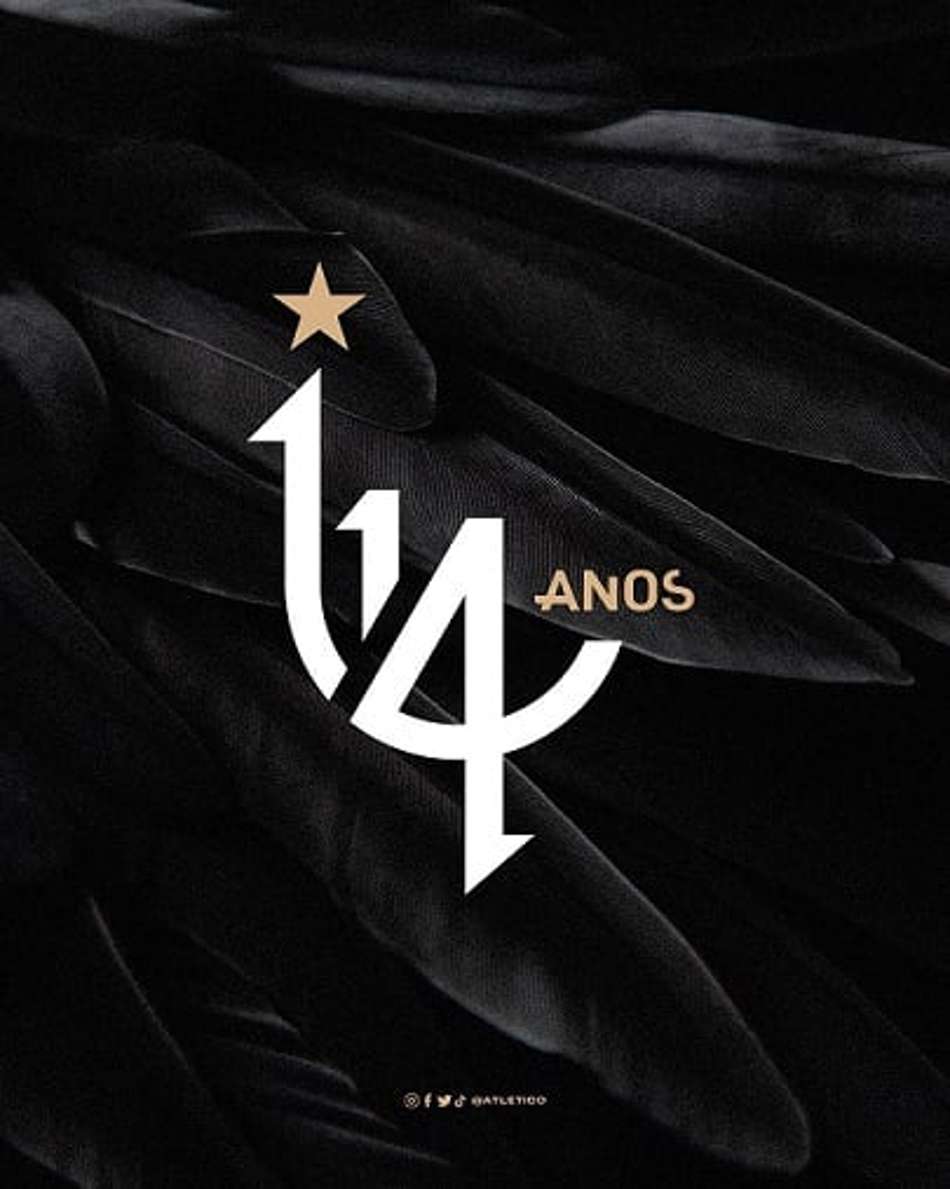 Atlético-MG lança marca para celebrar os 114 anos de existência