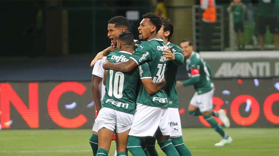 Palmeiras x RB Bragantino - Comemoração Palmeiras