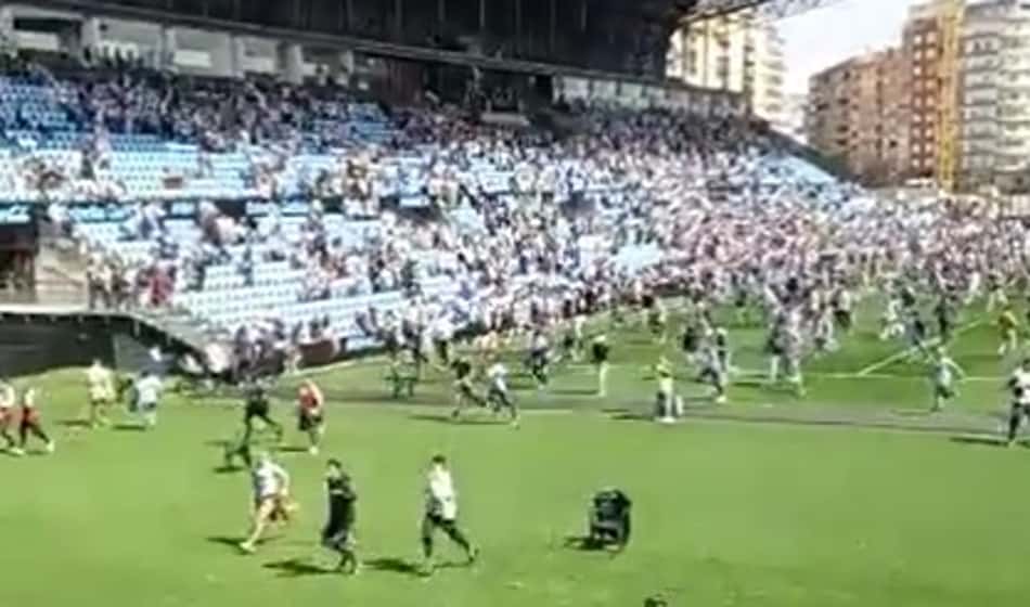 Clássico entre Celta B e Deportivo La Coruña termina em confusão na terceira divisão espanhola