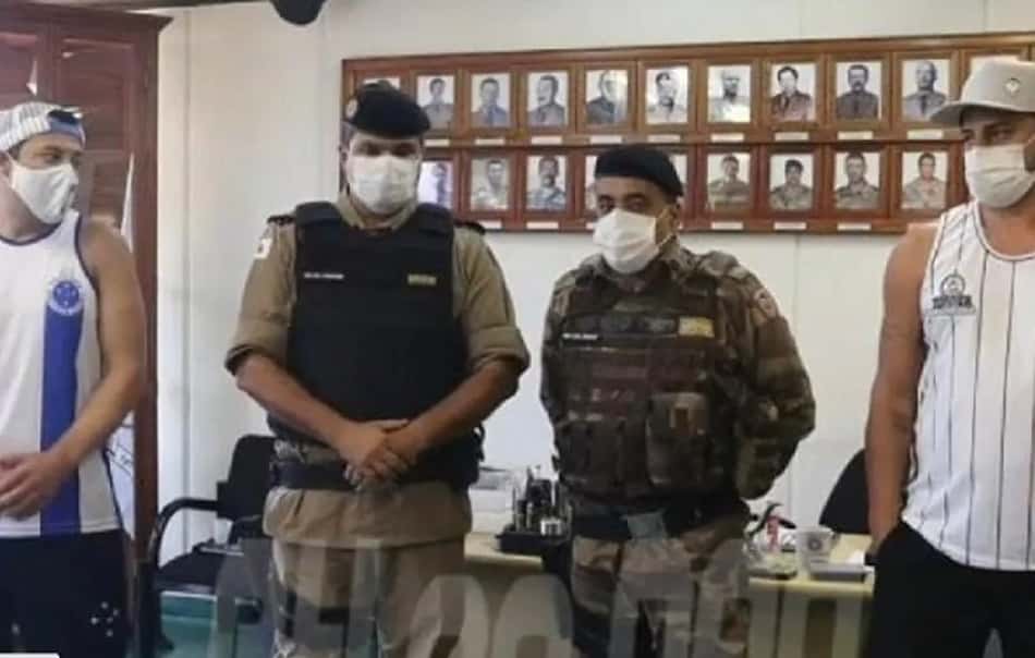 Em reunião para selar a paz entre organizadas, membro de torcida do Cruzeiro é preso pela polícia
