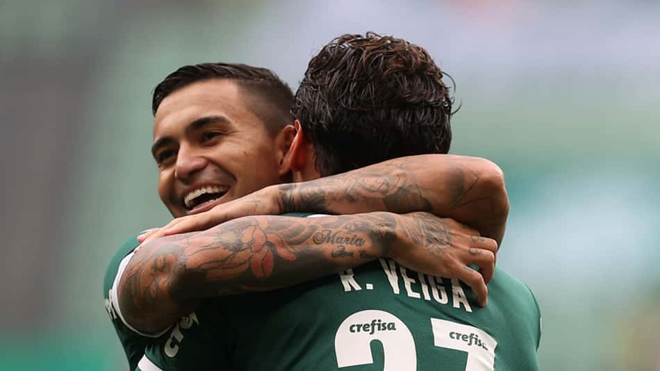 Dudu entra no top 10 dos artilheiros do Palmeiras na Libertadores
