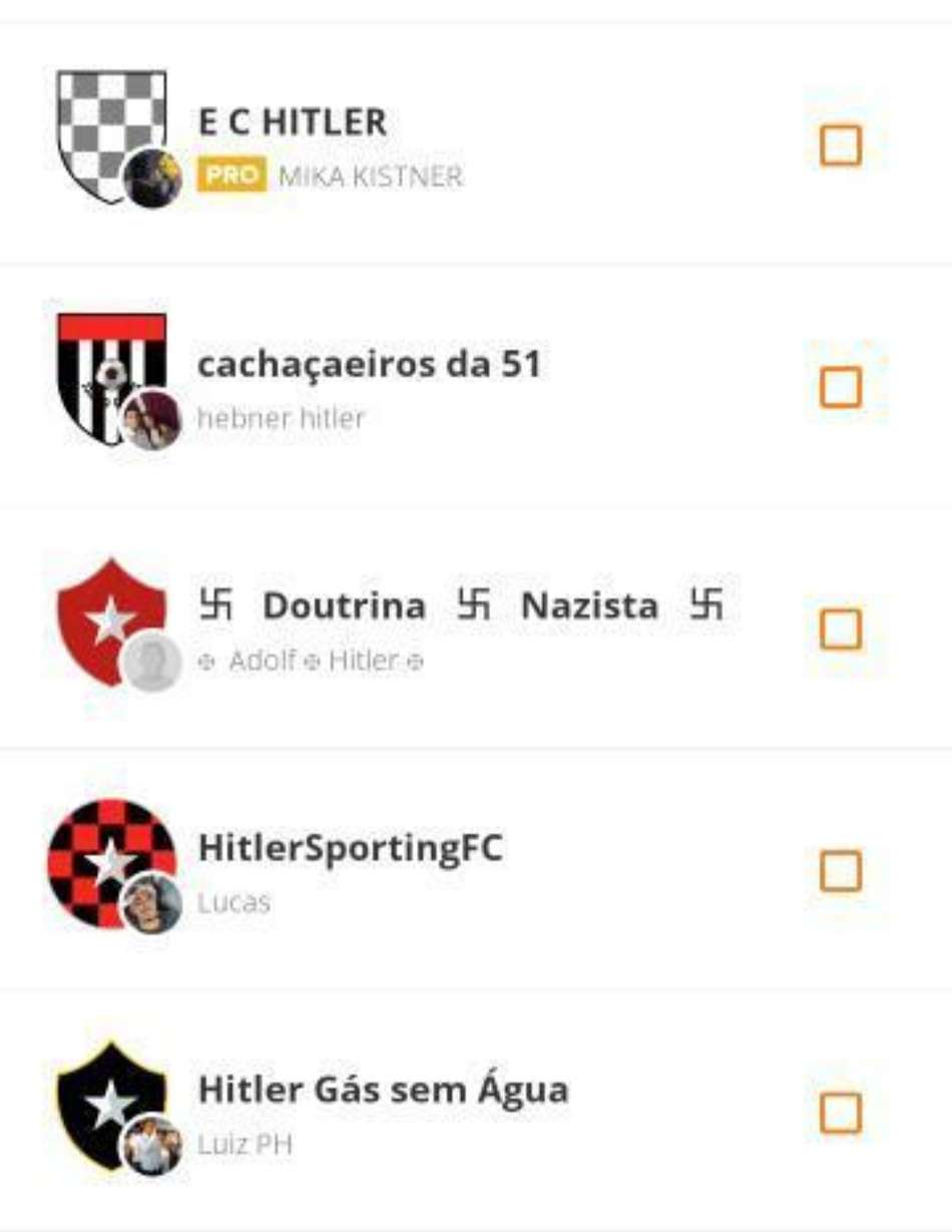Jornalista da Globo denuncia contas nazistas no Cartola e pede providências