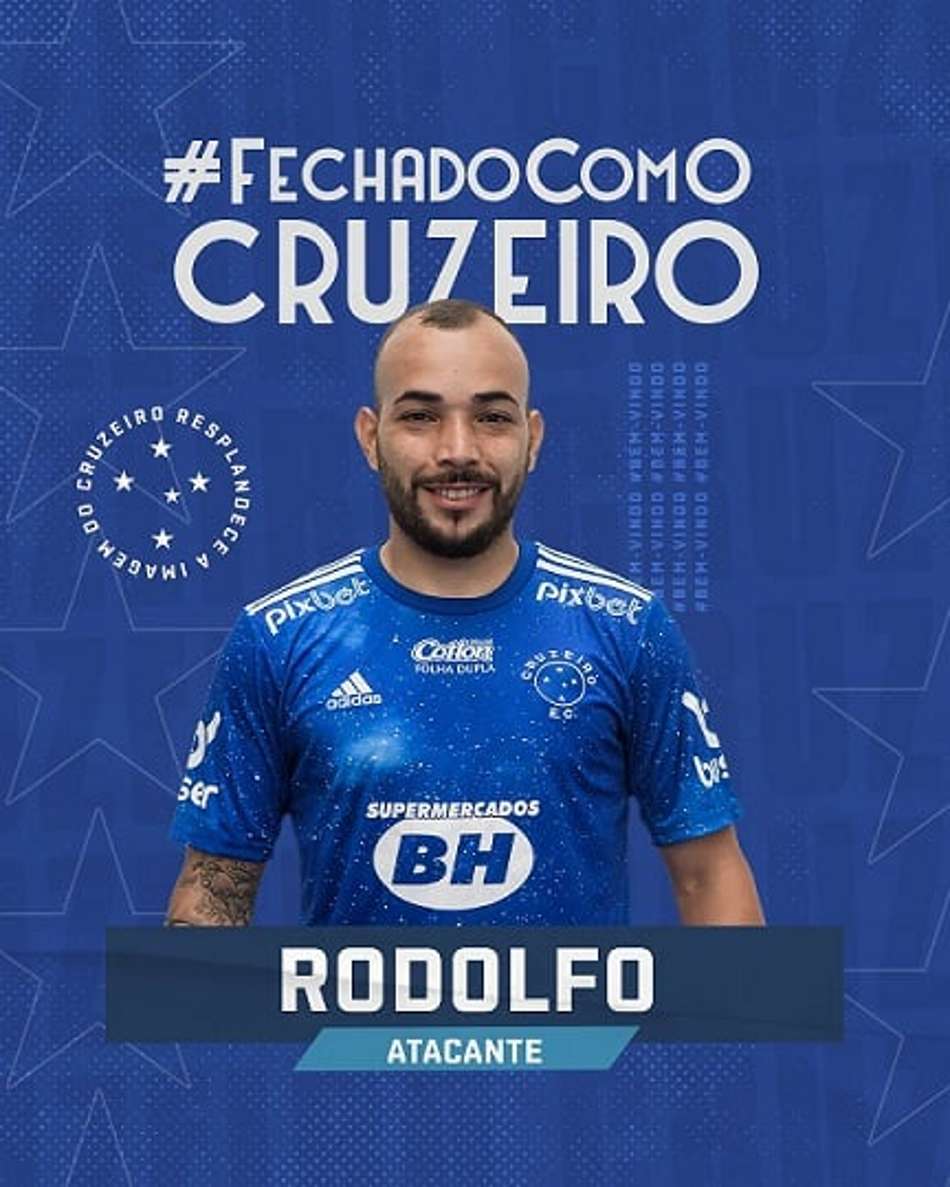 Sem pendências com o transfer ban, Cruzeiro confirma o atacante Rodolfo e o volante Neto Moura