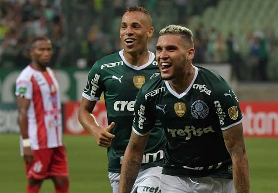 Com quatro de 'Navagol', Palmeiras vira o placar e goleia o Independiente Petrolero por 8 a 1 pela Libertadores