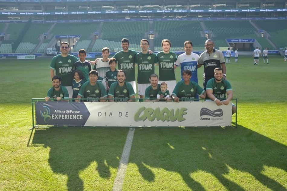 Com Djalminha e Paulo Nunes, Allianz Parque oferece 'dia de craque' para torcedores