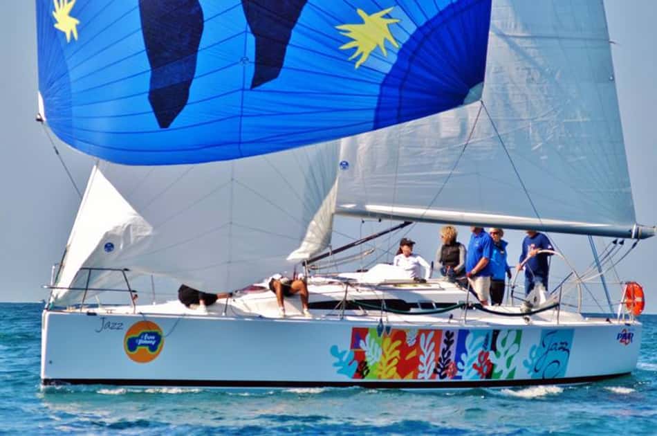 Barco Jazz, vencedor em 2011 com tripulação predominantemente feminina