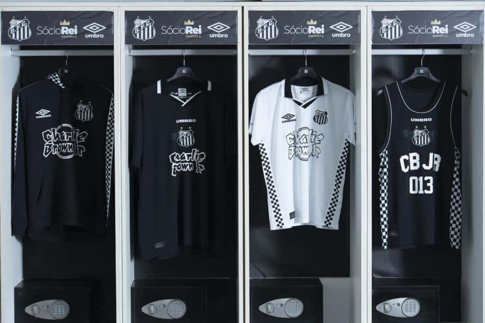 Coleção de roupas do Santos com o Charlie Brown Jr é finalista de prêmio internacional