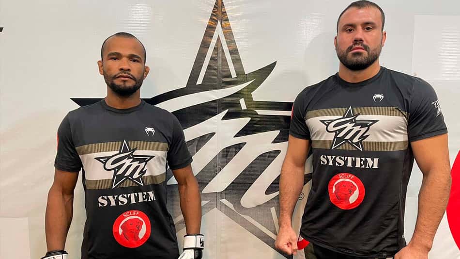 'Dedé' e 'Para-Raio' representam a CMSystem no retorno do Max Fight, em maio
