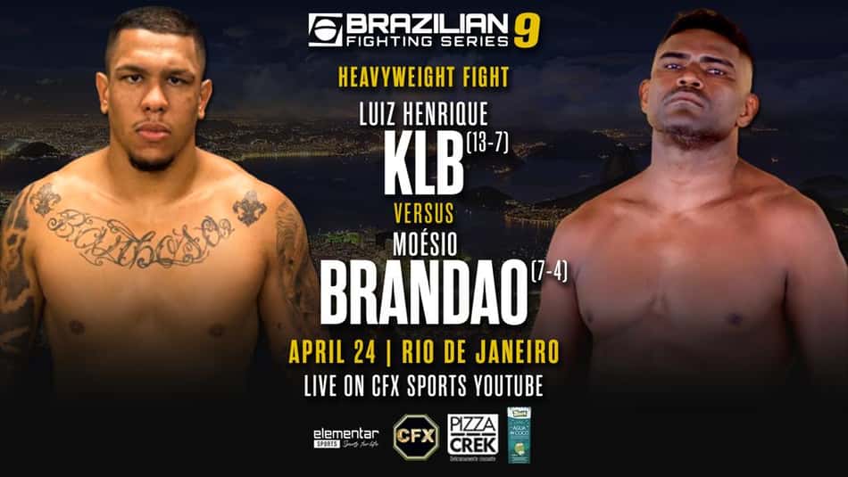 Brazilian FS 9 tem KLB na luta principal e retorno de Rudson Caliocane