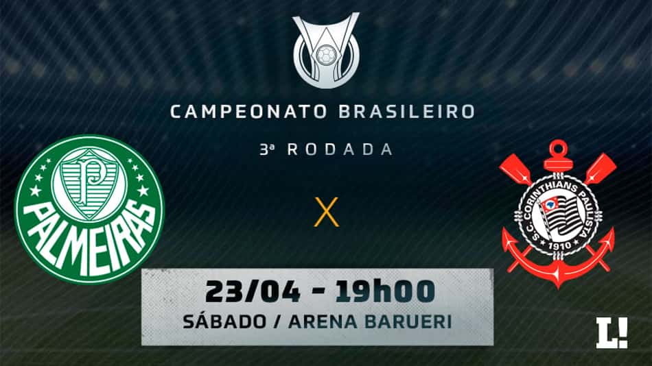 LANCE! Rápido: Palmeiras e Corinthians pelo Brasileirão e mais!