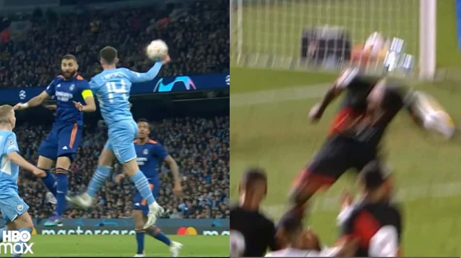 VP do Botafogo compara lance de mão de Real Madrid x City com o do Atlético-GO: 'Lá é pênalti, aqui não'