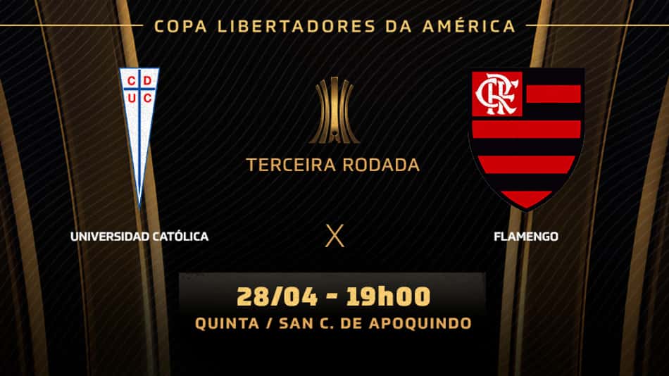 Universidad Católica x Flamengo: prováveis times, desfalques e onde assistir ao jogo da Libertadores