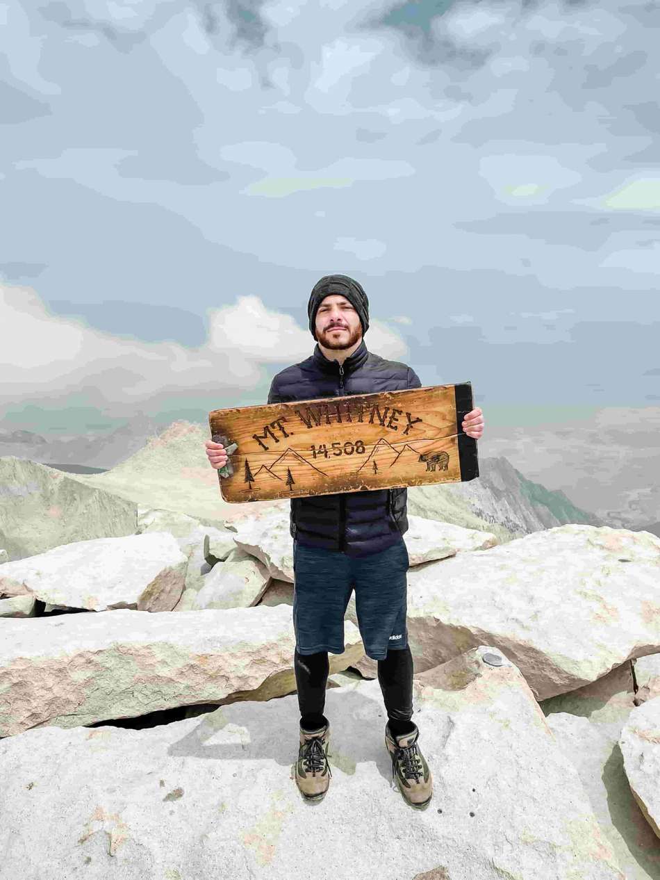 Brasileiro registra aventura ao escalar Mount Whitney, nos EUA