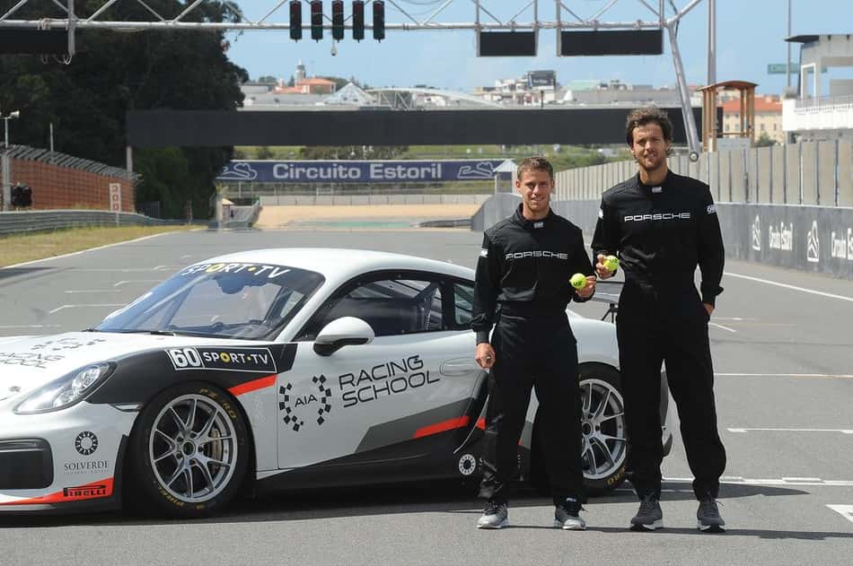Schwartzman e Sousa viram pilotos por um dia em Estoril
