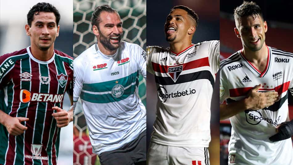 Ganso, Leo Gamalho, Luciano e Calleri