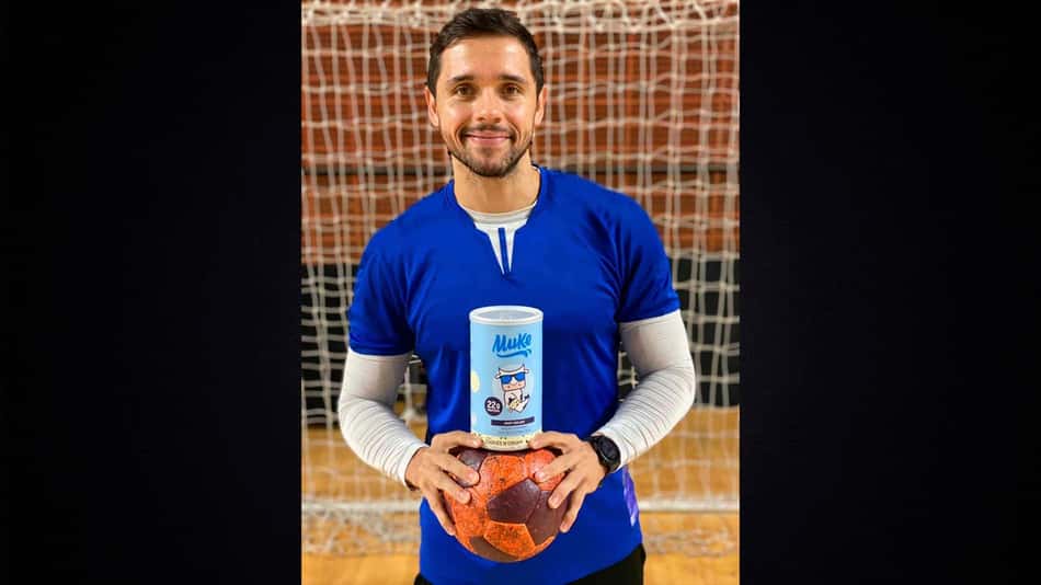 'No auge' aos 39 anos, jogador de handebol Diogo Hubner exalta a importância do descanso e da boa alimentação