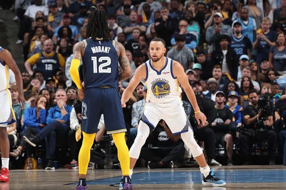 Draymond Green e Ja Morant comemoram confronto entre Warriors e Grizzlies