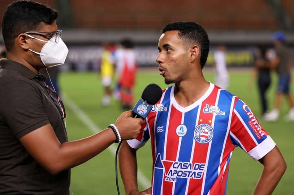 Lucas Aruba projeta estreia do Bahia no Brasileiro Sub-20: 'Confiantes'