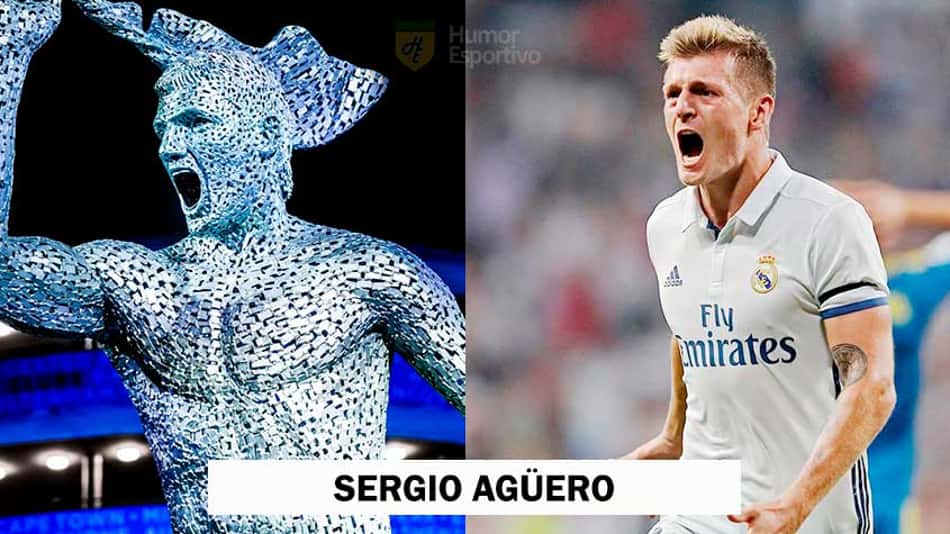 Escultura de Agüero é mais uma a virar piada na web; relembre outros casos