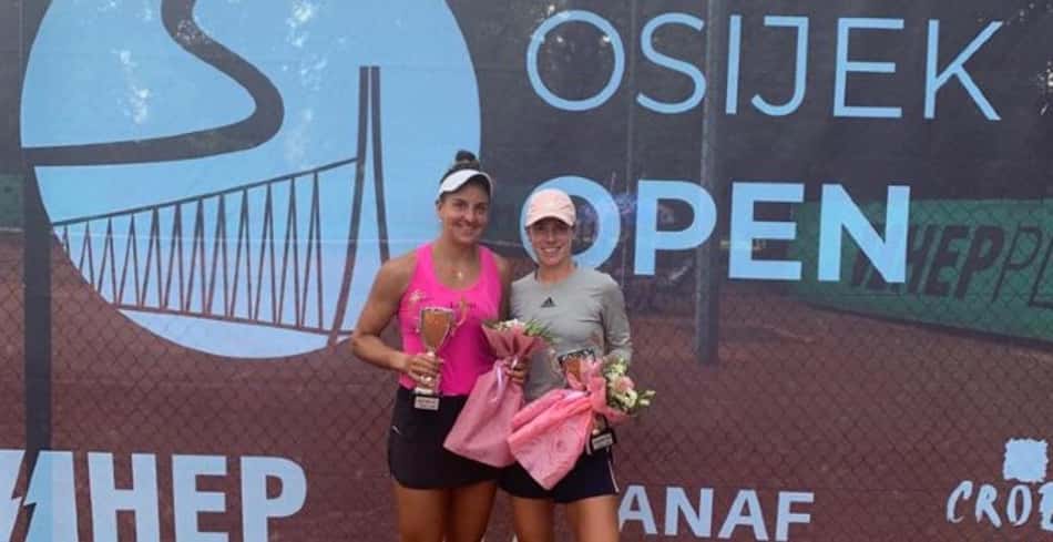 Ingrid Martins é vice-campeã nas duplas em Osijek, na Croácia