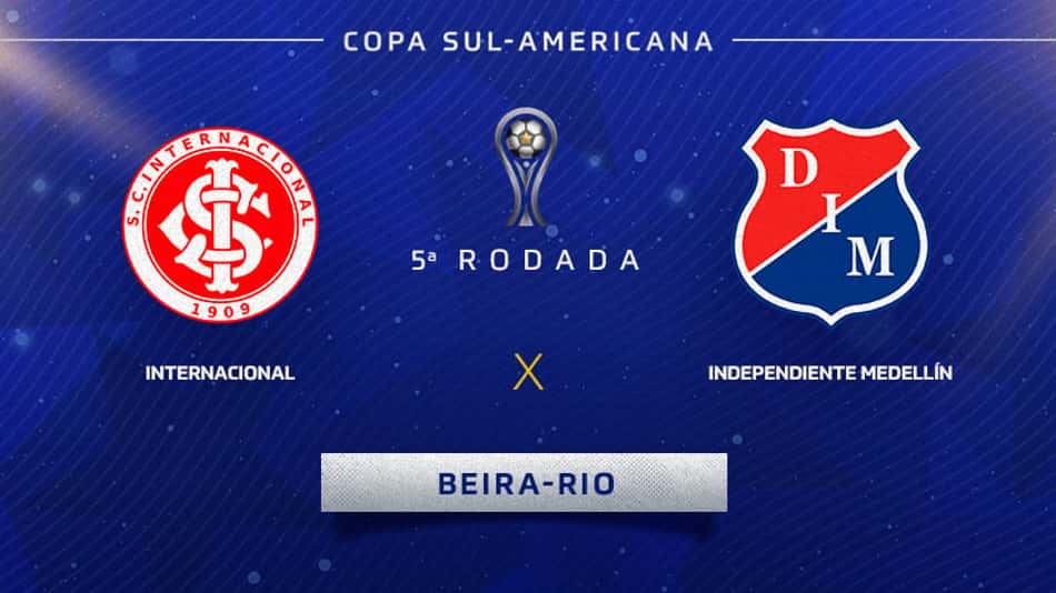 Internacional x Independiente Medellín-COL: prováveis escalações e onde assistir ao jogo da Sul-Americana