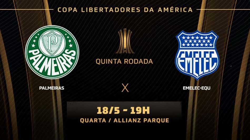 Palmeiras x Emelec: prováveis escalações, desfalques e onde assistir ao jogo pela Libertadores
